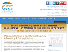 Tablet Screenshot of mccloskeypartners.com